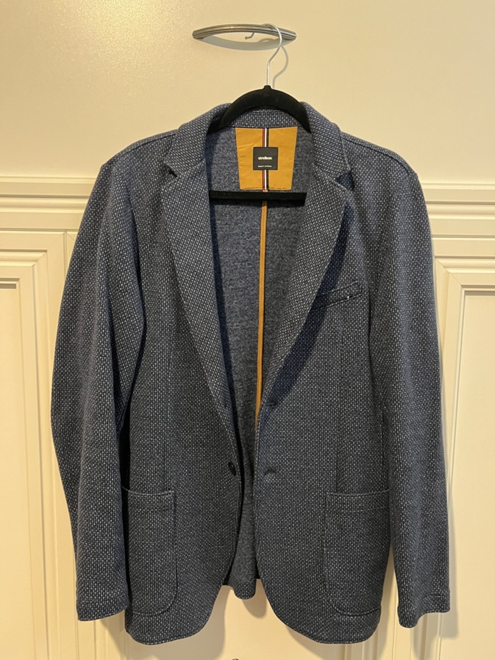 Strellson Navy Textured Knit Sport Coat